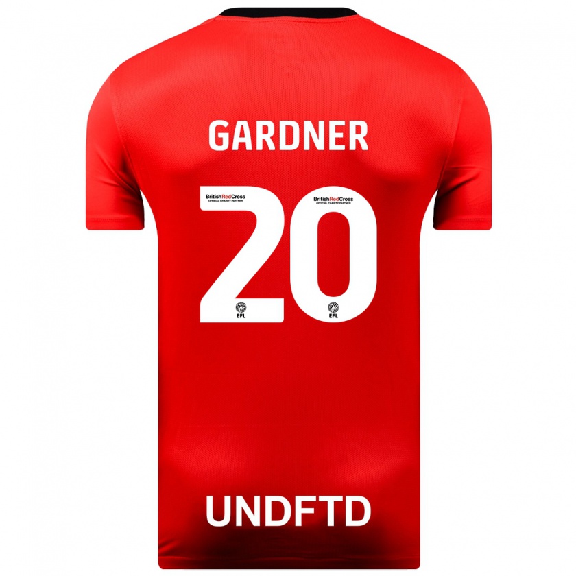 Kandiny Női Gary Gardner #20 Piros Idegenbeli Jersey 2023/24 Mez Póló Ing