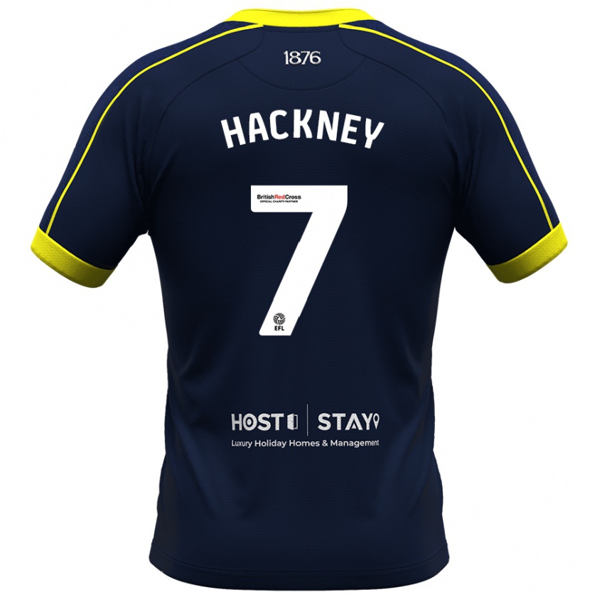 Kandiny Női Hayden Hackney #7 Haditengerészet Idegenbeli Jersey 2023/24 Mez Póló Ing