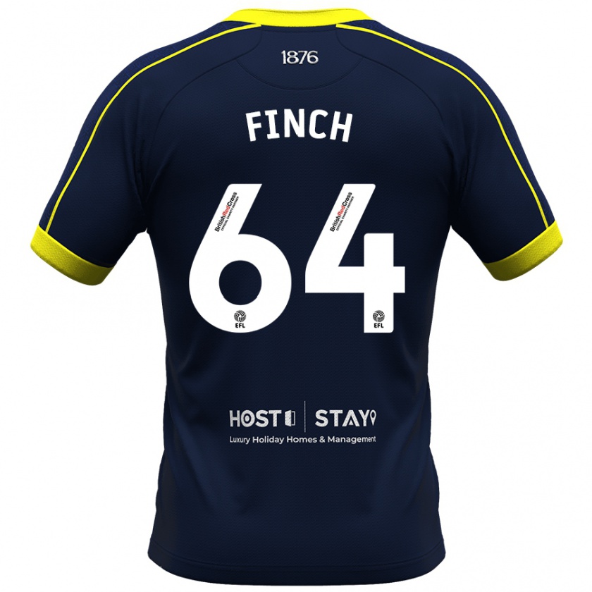 Kandiny Női Sonny Finch #64 Haditengerészet Idegenbeli Jersey 2023/24 Mez Póló Ing