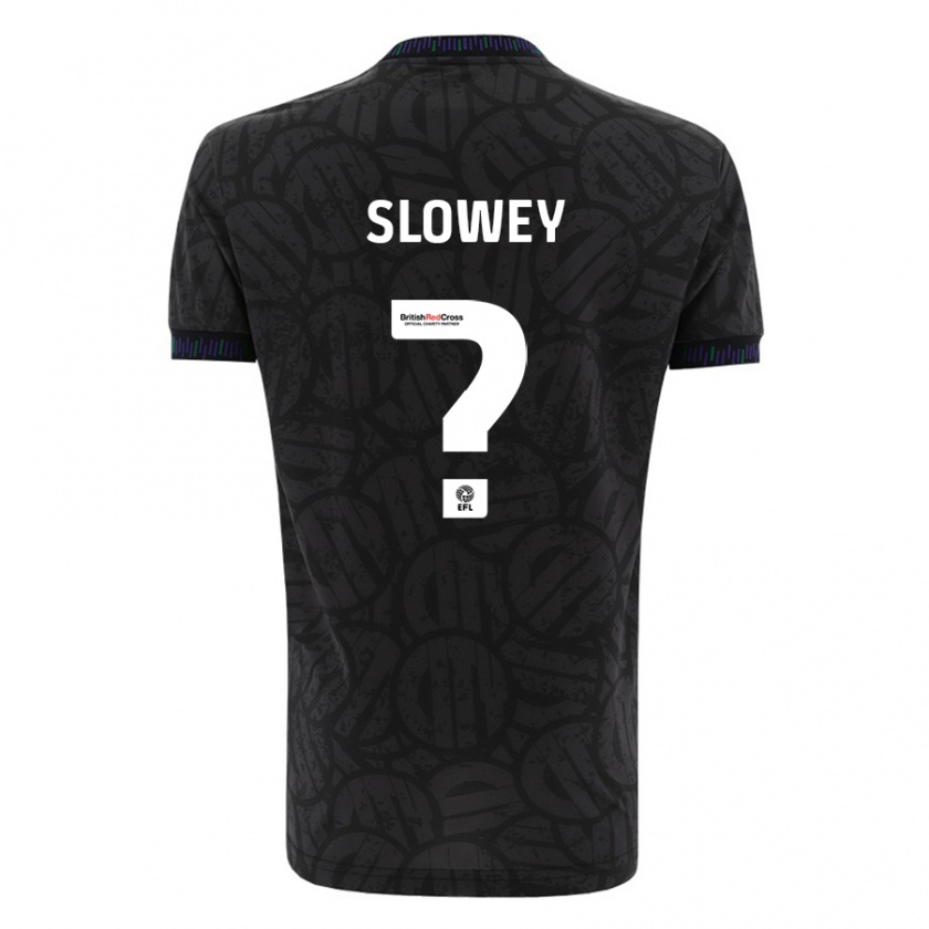 Kandiny Női Josh Campbell-Slowey #0 Fekete Idegenbeli Jersey 2023/24 Mez Póló Ing