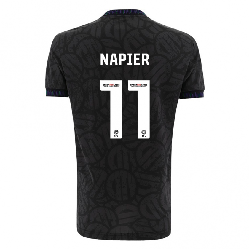 Kandiny Női Jamie-Lee Napier #11 Fekete Idegenbeli Jersey 2023/24 Mez Póló Ing