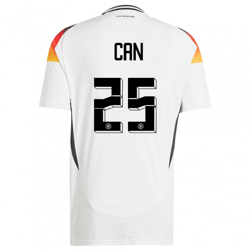 Kandiny Gyermek Németország Emre Can #25 Fehér Hazai Jersey 24-26 Mez Póló Ing