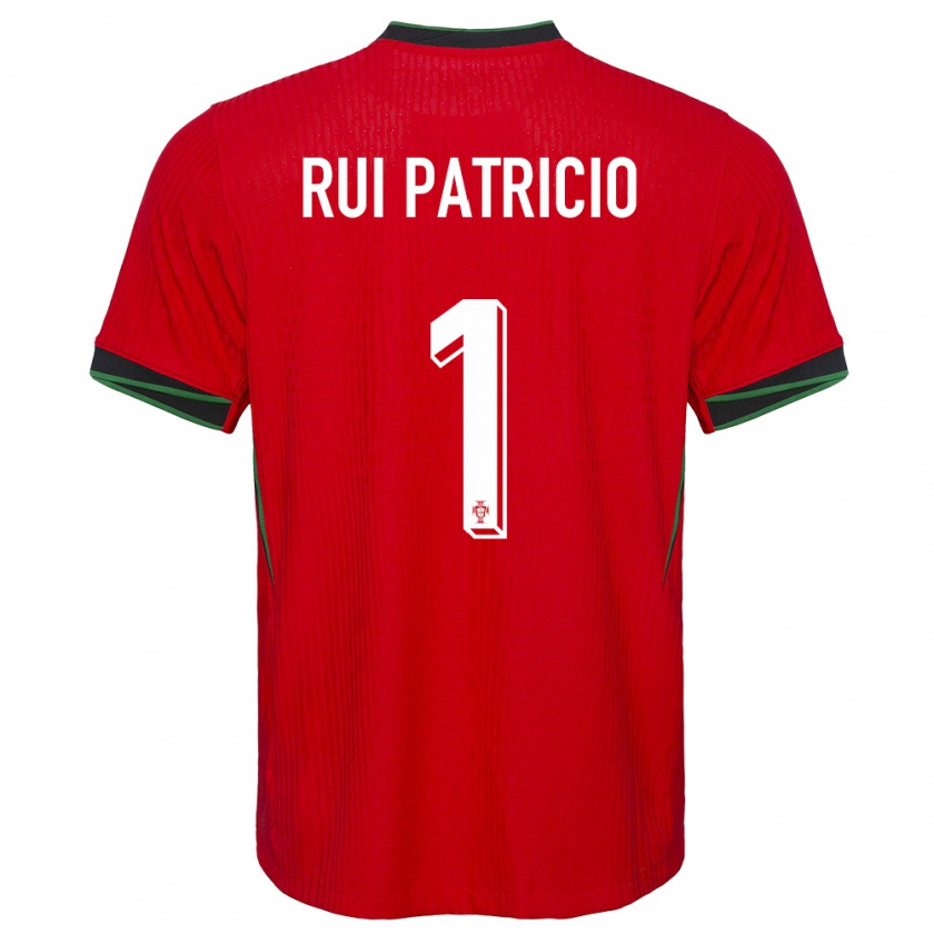 Kandiny Gyermek Portugália Rui Patricio #1 Piros Hazai Jersey 24-26 Mez Póló Ing