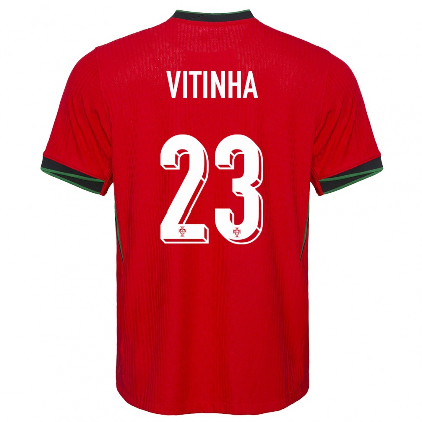 Kandiny Gyermek Portugália Vitinha #23 Piros Hazai Jersey 24-26 Mez Póló Ing