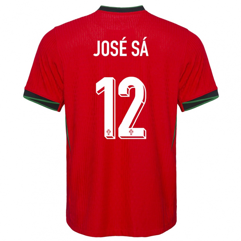 Kandiny Gyermek Portugália Jose Sa #12 Piros Hazai Jersey 24-26 Mez Póló Ing