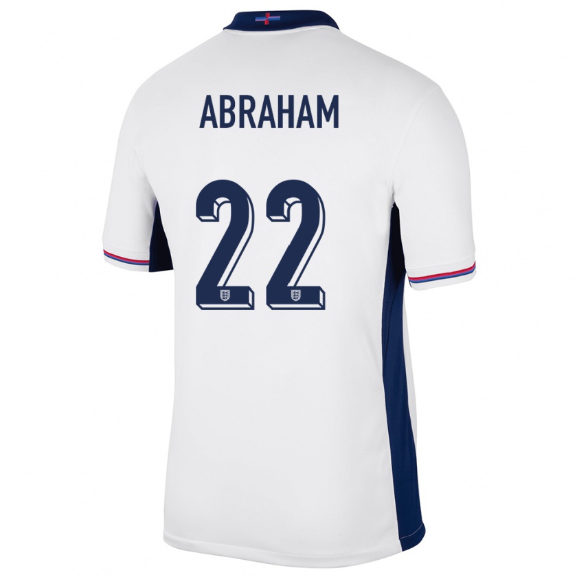 Kandiny Gyermek Anglia Tammy Abraham #22 Fehér Hazai Jersey 24-26 Mez Póló Ing