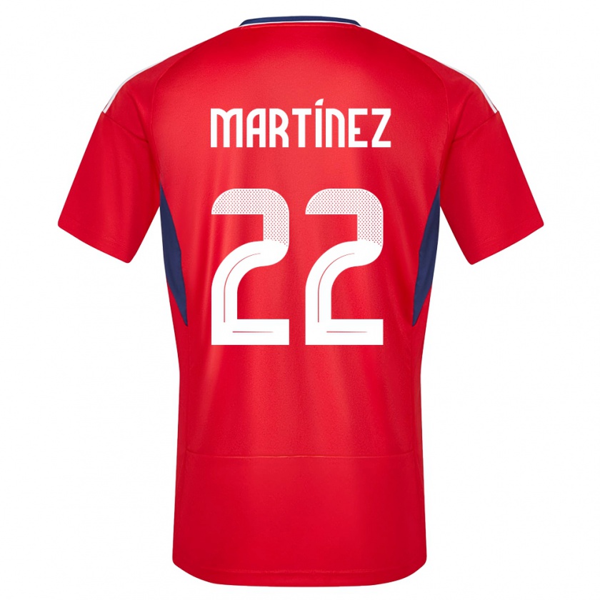 Kandiny Gyermek Costa Rica Carlos Martinez #22 Piros Hazai Jersey 24-26 Mez Póló Ing