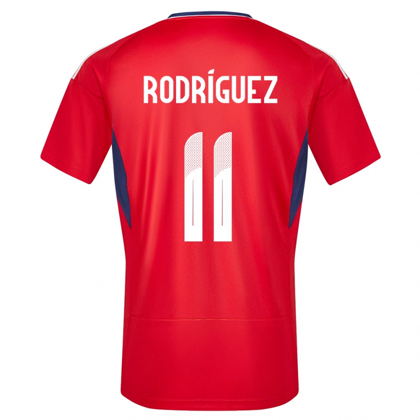 Kandiny Gyermek Costa Rica Raquel Rodriguez #11 Piros Hazai Jersey 24-26 Mez Póló Ing