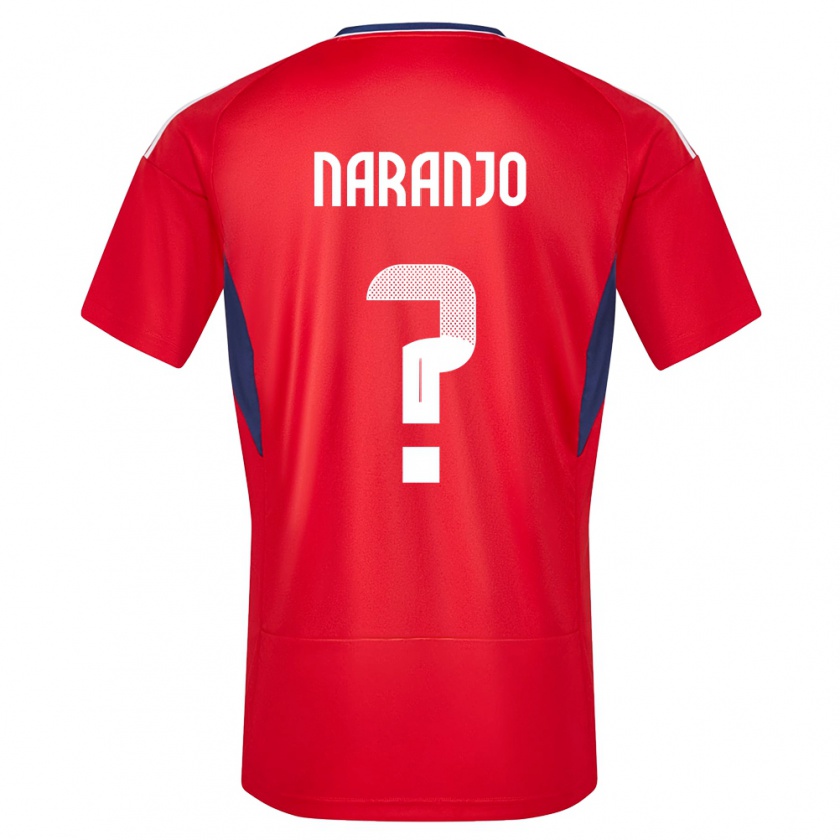 Kandiny Gyermek Costa Rica Andry Naranjo #0 Piros Hazai Jersey 24-26 Mez Póló Ing