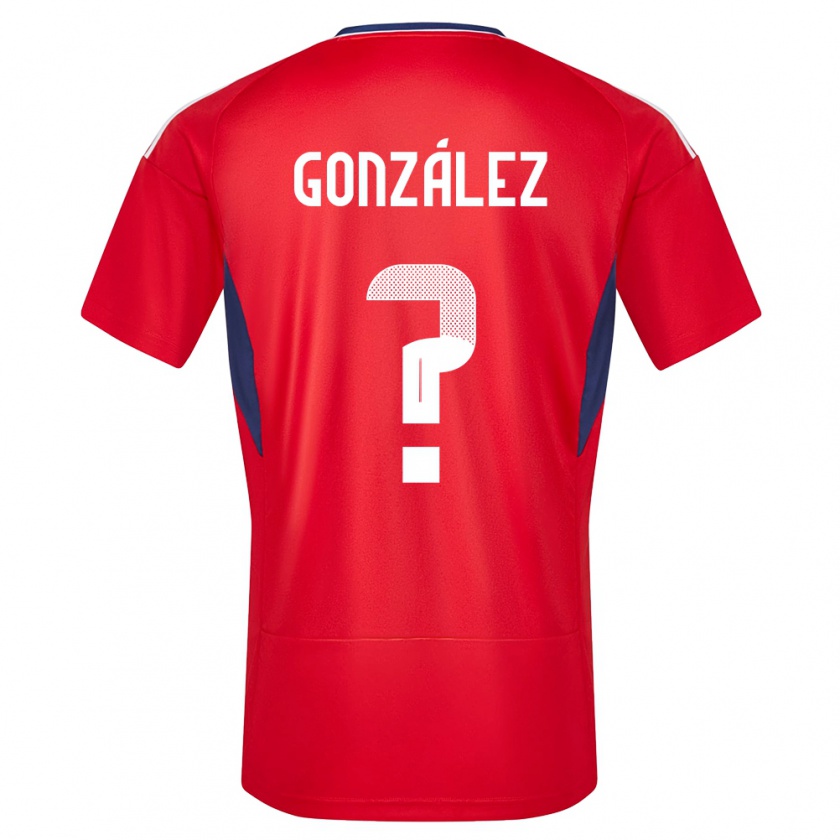 Kandiny Gyermek Costa Rica Ariel Gonzalez #0 Piros Hazai Jersey 24-26 Mez Póló Ing