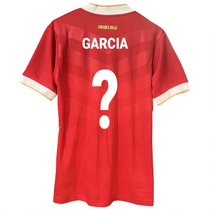 Kandiny Gyermek Panama Adriana García #0 Piros Hazai Jersey 24-26 Mez Póló Ing