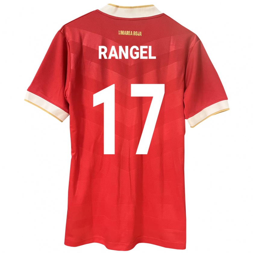 Kandiny Gyermek Panama Kenia Rangel #17 Piros Hazai Jersey 24-26 Mez Póló Ing