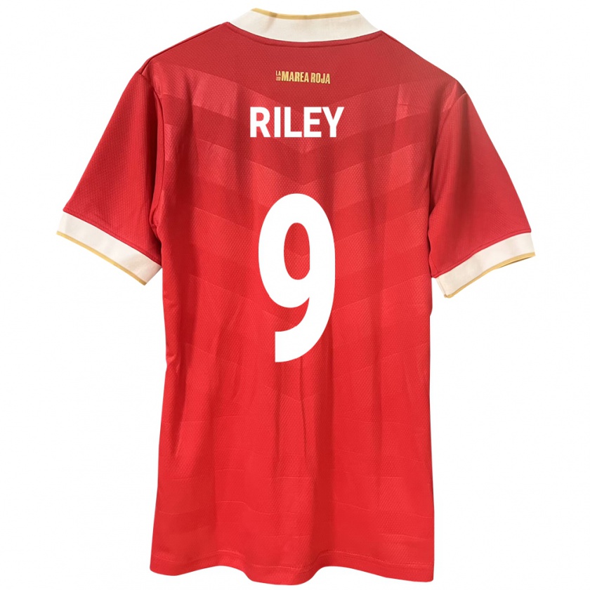 Kandiny Gyermek Panama Karla Riley #9 Piros Hazai Jersey 24-26 Mez Póló Ing