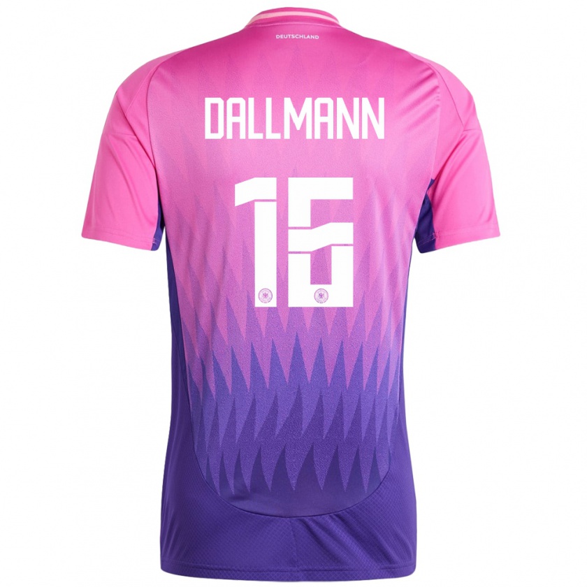 Kandiny Gyermek Németország Linda Dallmann #16 Pink Lila Idegenbeli Jersey 24-26 Mez Póló Ing