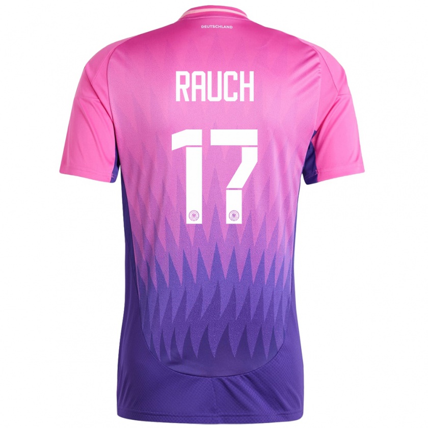 Kandiny Gyermek Németország Felicitas Rauch #17 Pink Lila Idegenbeli Jersey 24-26 Mez Póló Ing