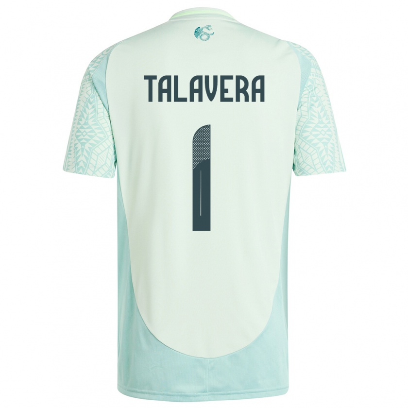 Kandiny Gyermek Mexikó Alfredo Talavera #1 Vászonzöld Idegenbeli Jersey 24-26 Mez Póló Ing