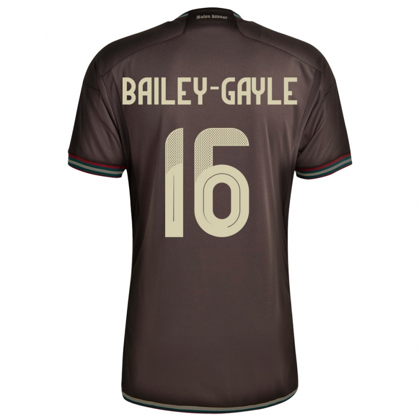 Kandiny Gyermek Jamaica Paige Bailey-Gayle #16 Éjszakai Barna Idegenbeli Jersey 24-26 Mez Póló Ing