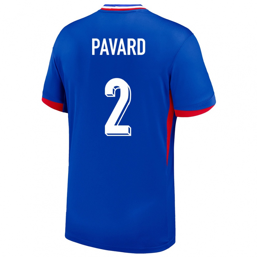 Kandiny Férfi Franciaország Benjamin Pavard #2 Kék Hazai Jersey 24-26 Mez Póló Ing