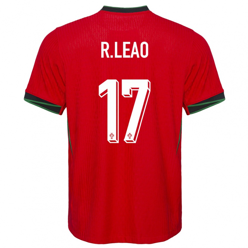 Kandiny Férfi Portugália Rafael Leao #17 Piros Hazai Jersey 24-26 Mez Póló Ing