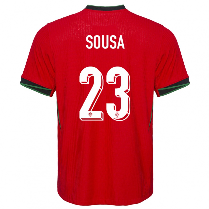 Kandiny Férfi Portugália Afonso Sousa #23 Piros Hazai Jersey 24-26 Mez Póló Ing