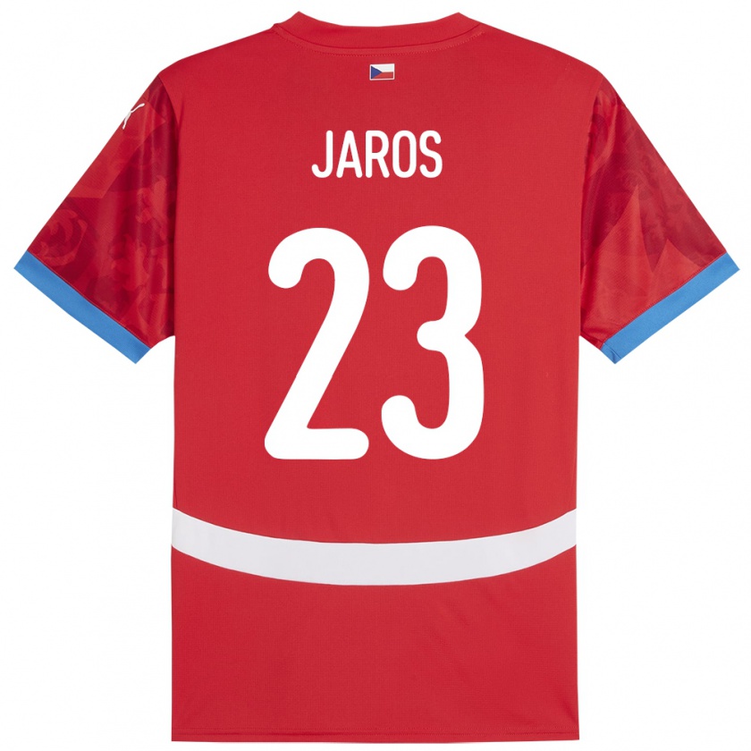 Kandiny Férfi Csehország Vitezslav Jaros #23 Piros Hazai Jersey 24-26 Mez Póló Ing