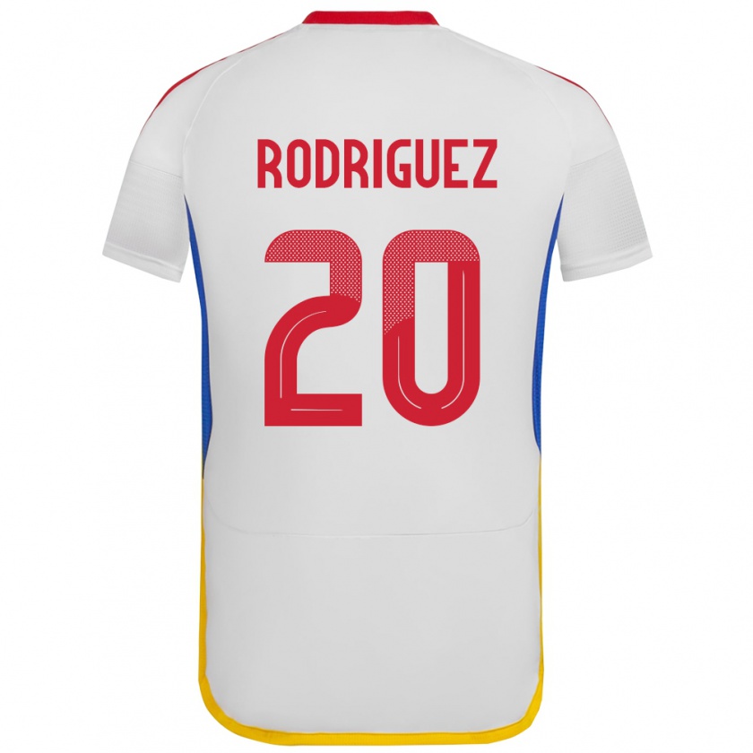 Kandiny Férfi Venezuela Dayana Rodríguez #20 Fehér Idegenbeli Jersey 24-26 Mez Póló Ing