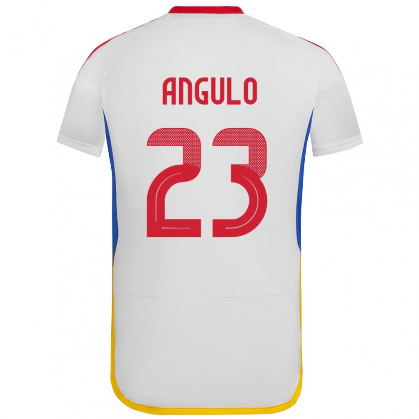 Kandiny Férfi Venezuela Gabriela Angulo #23 Fehér Idegenbeli Jersey 24-26 Mez Póló Ing