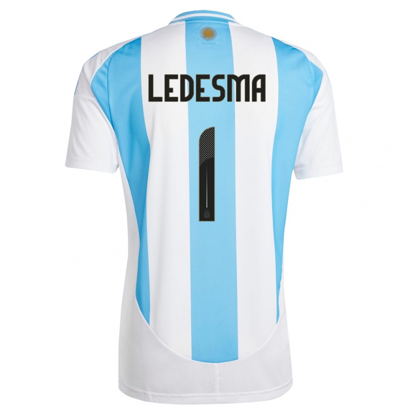 Kandiny Női Argentína Jeremias Ledesma #1 Fehér Kék Hazai Jersey 24-26 Mez Póló Ing