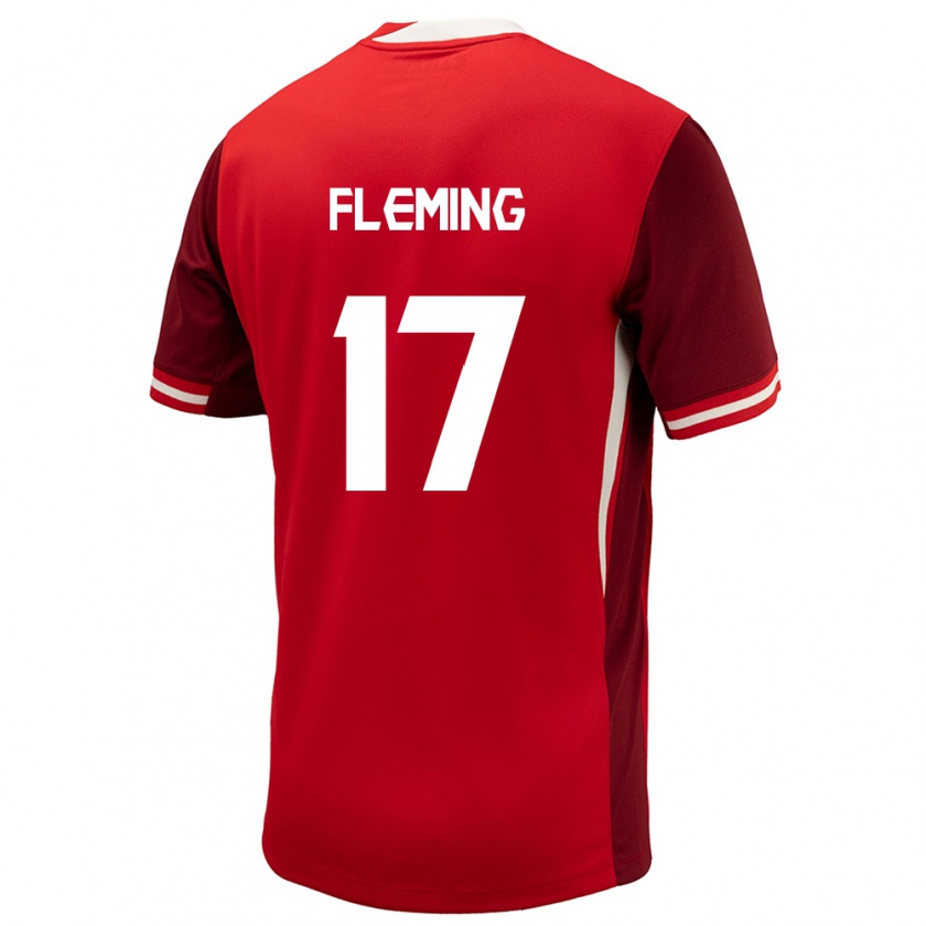 Kandiny Női Kanada Jessie Fleming #17 Piros Hazai Jersey 24-26 Mez Póló Ing