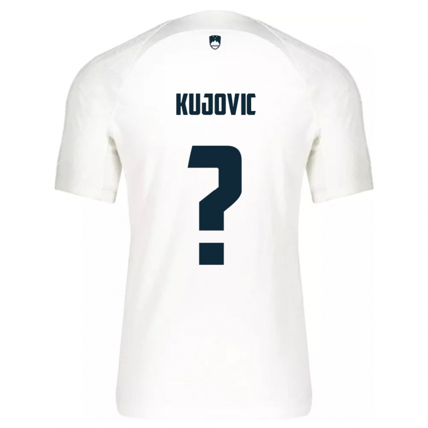 Kandiny Női Szlovénia Tian Kujovic #0 Fehér Hazai Jersey 24-26 Mez Póló Ing