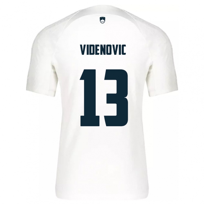 Kandiny Női Szlovénia Denis Videnovic #13 Fehér Hazai Jersey 24-26 Mez Póló Ing