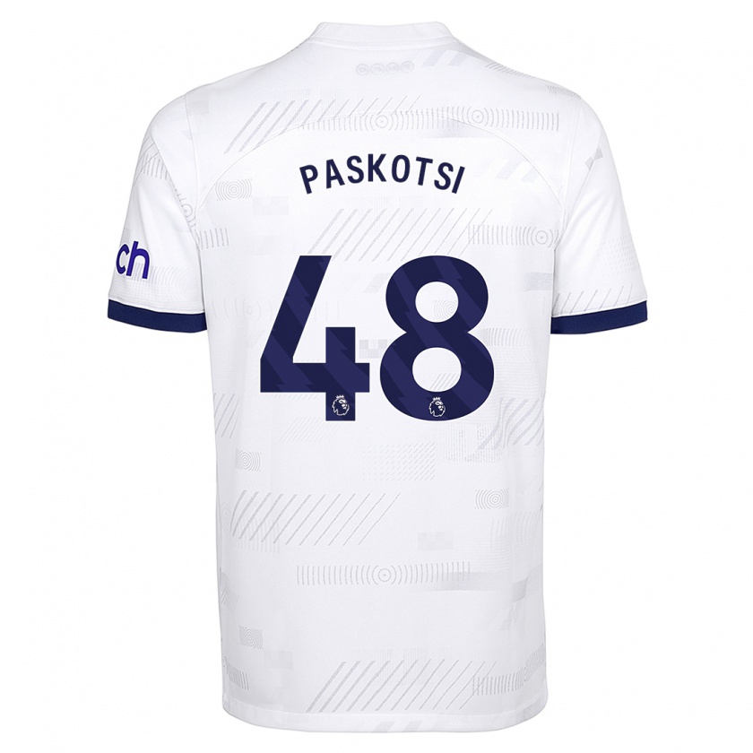 Kandiny Gyermek Maksim Paskotsi #48 Fehér Hazai Jersey 2023/24 Mez Póló Ing