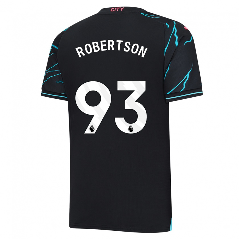 Kandiny Gyermek Alex Robertson #93 Sötétkék Harmadik Számú Jersey 2023/24 Mez Póló Ing