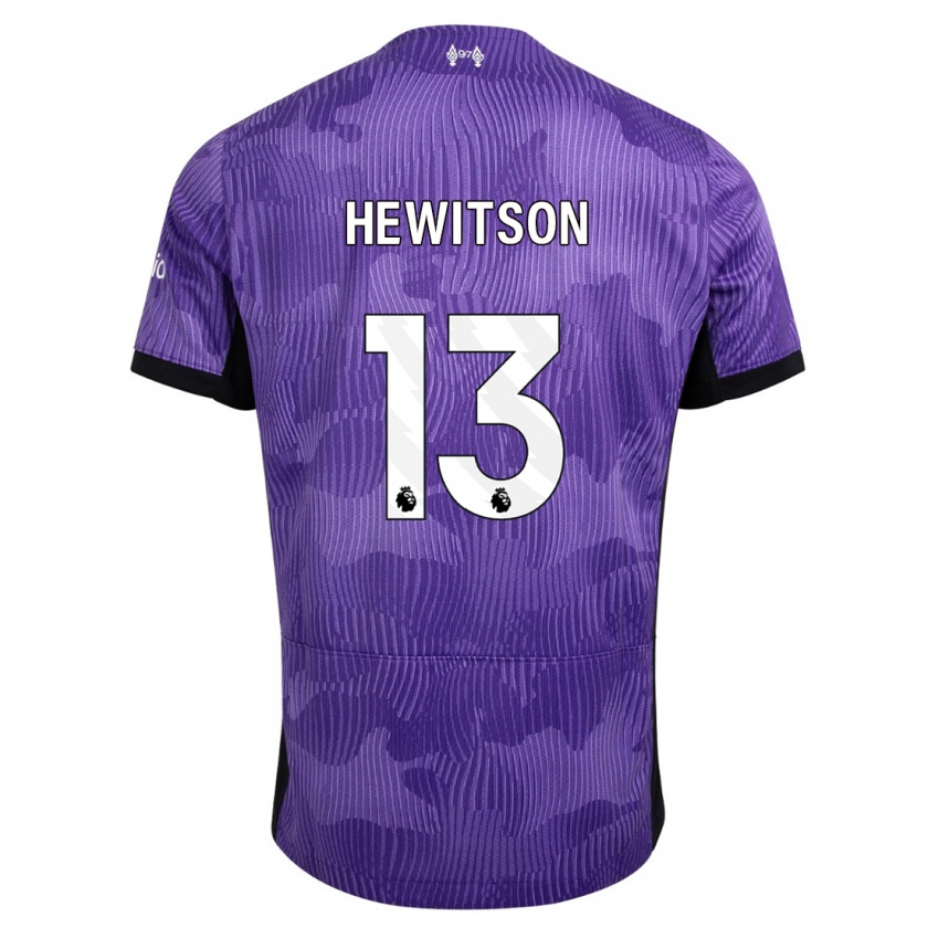 Kandiny Férfi Luke Hewitson #13 Lila Harmadik Számú Jersey 2023/24 Mez Póló Ing