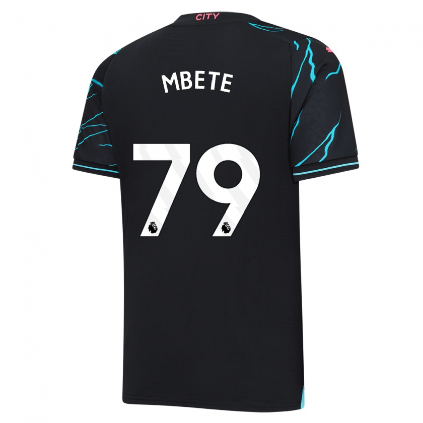 Kandiny Férfi Luke Mbete #79 Sötétkék Harmadik Számú Jersey 2023/24 Mez Póló Ing