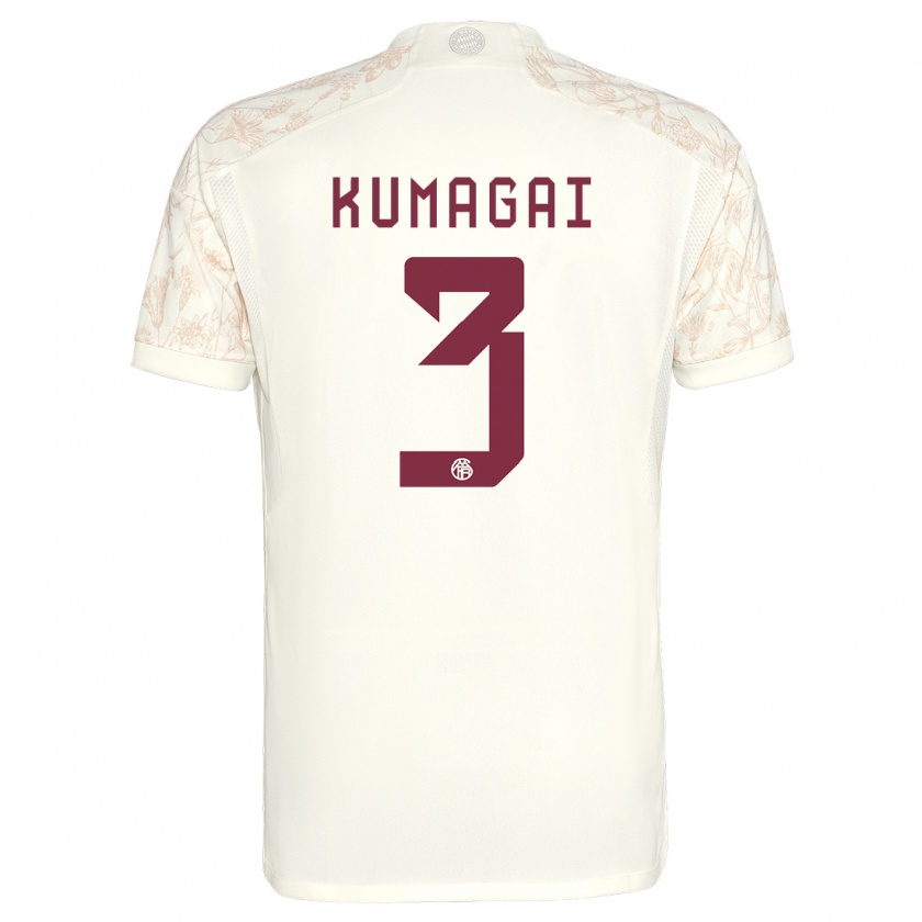 Kandiny Férfi Saki Kumagai #3 Törtfehér Harmadik Számú Jersey 2023/24 Mez Póló Ing