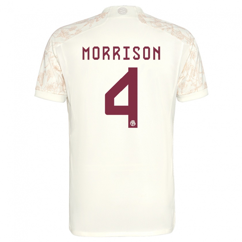 Kandiny Férfi Liam Morrison #4 Törtfehér Harmadik Számú Jersey 2023/24 Mez Póló Ing