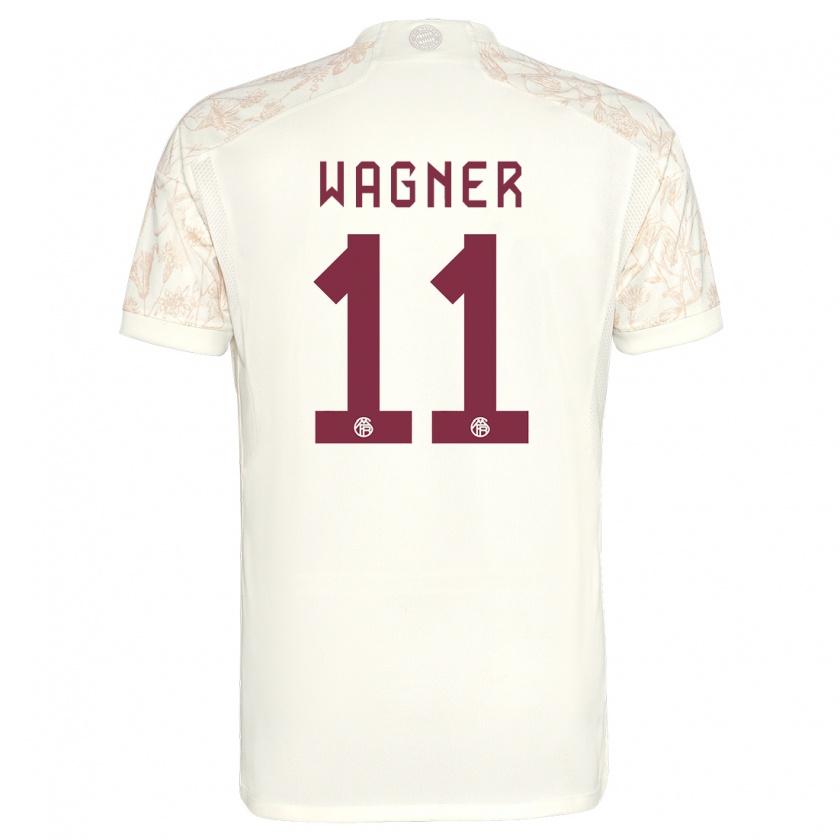 Kandiny Férfi Ricardo Wagner #11 Törtfehér Harmadik Számú Jersey 2023/24 Mez Póló Ing