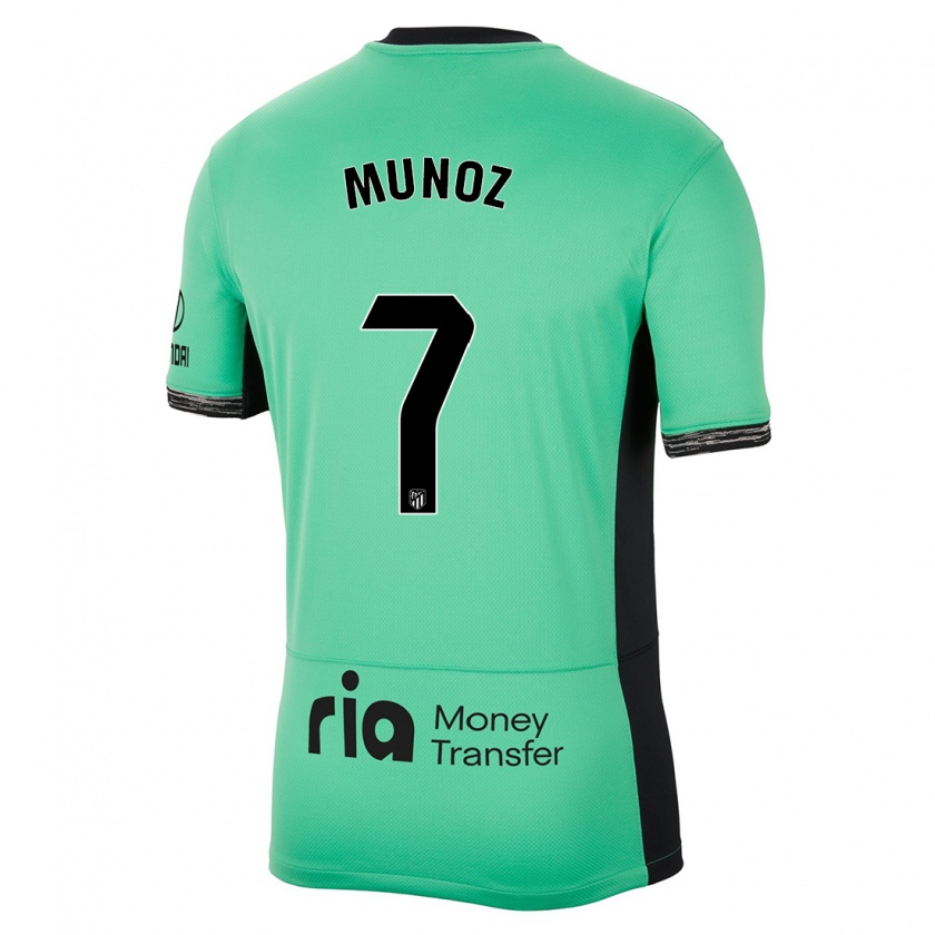 Kandiny Női Joaquin Munoz #7 Tavaszi Zöld Harmadik Számú Jersey 2023/24 Mez Póló Ing