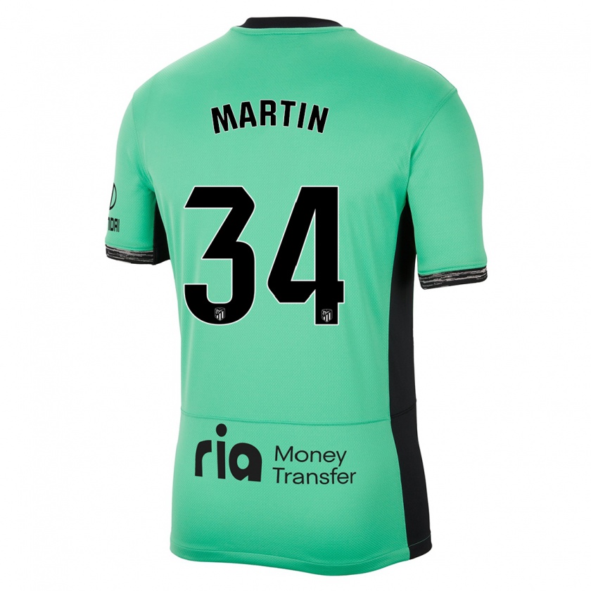 Kandiny Női Carlos Martin #34 Tavaszi Zöld Harmadik Számú Jersey 2023/24 Mez Póló Ing