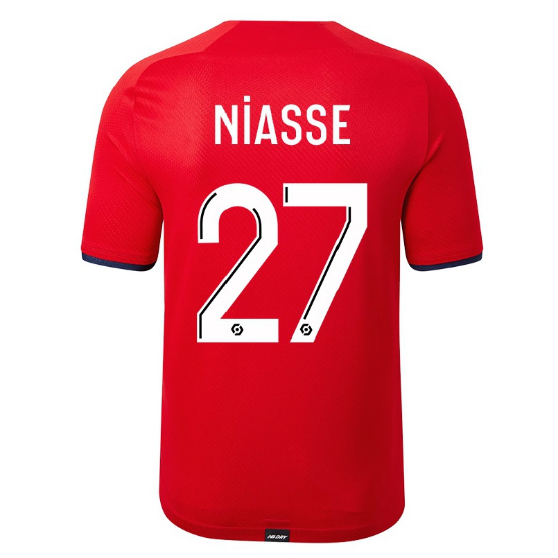 Férfi Labdarúgás Cheikh Niasse #27 Piros Hazai Jersey 2021/22 Mez Póló Ing