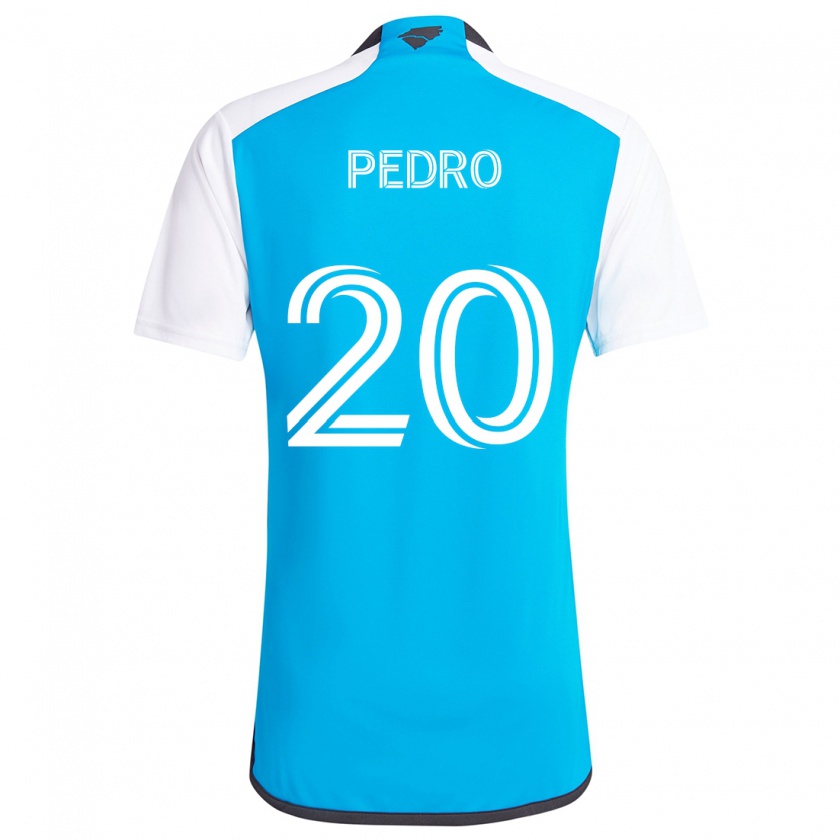 Kandiny Gyermek João Pedro #20 Kék Fehér Hazai Jersey 2024/25 Mez Póló Ing