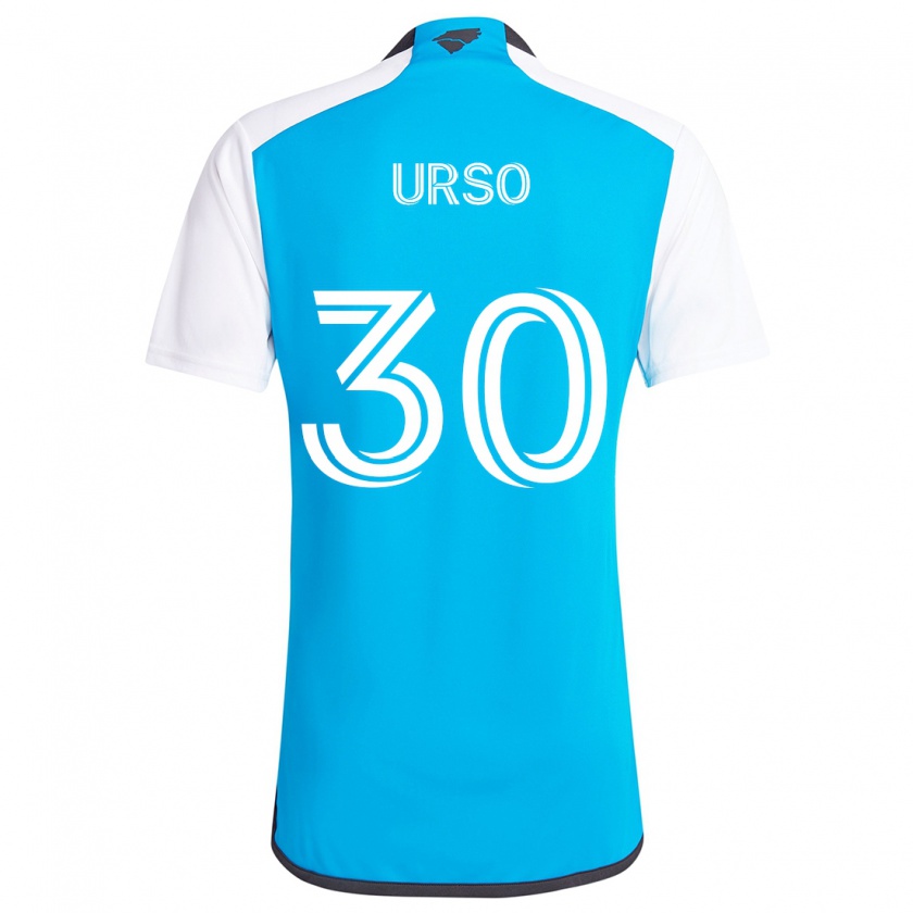 Kandiny Gyermek Júnior Urso #30 Kék Fehér Hazai Jersey 2024/25 Mez Póló Ing