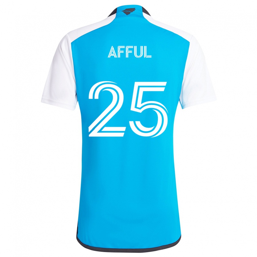 Kandiny Gyermek Harrison Afful #25 Kék Fehér Hazai Jersey 2024/25 Mez Póló Ing