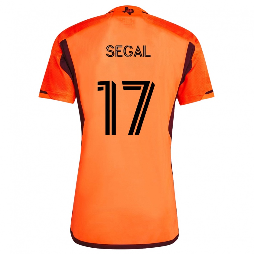 Kandiny Gyermek Gabriel Segal #17 Narancs Fekete Hazai Jersey 2024/25 Mez Póló Ing