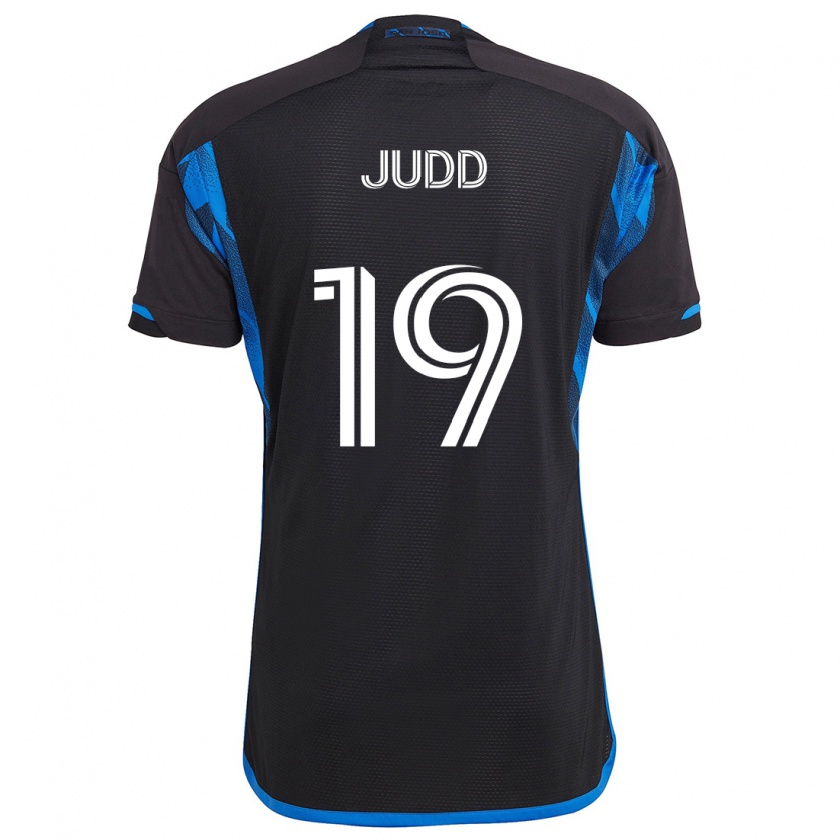 Kandiny Gyermek Preston Judd #19 Kék Fekete Hazai Jersey 2024/25 Mez Póló Ing