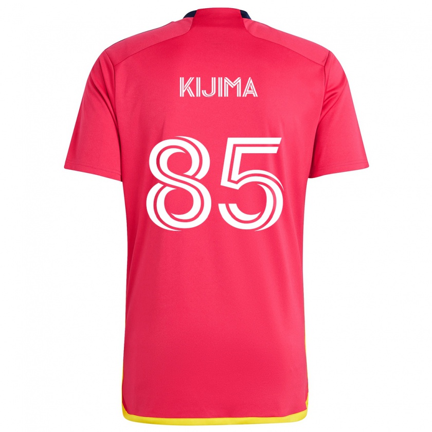 Kandiny Gyermek Hosei Kijima #85 Piros Kék Hazai Jersey 2024/25 Mez Póló Ing