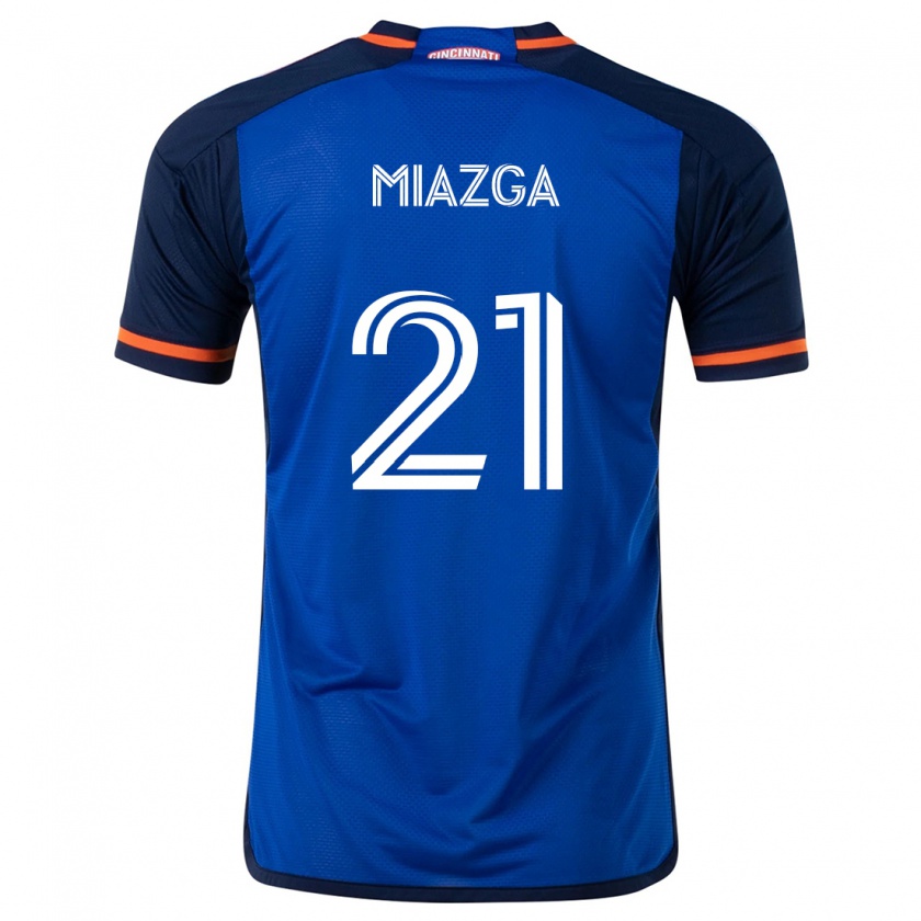 Kandiny Gyermek Matt Miazga #21 Kék Fehér Hazai Jersey 2024/25 Mez Póló Ing