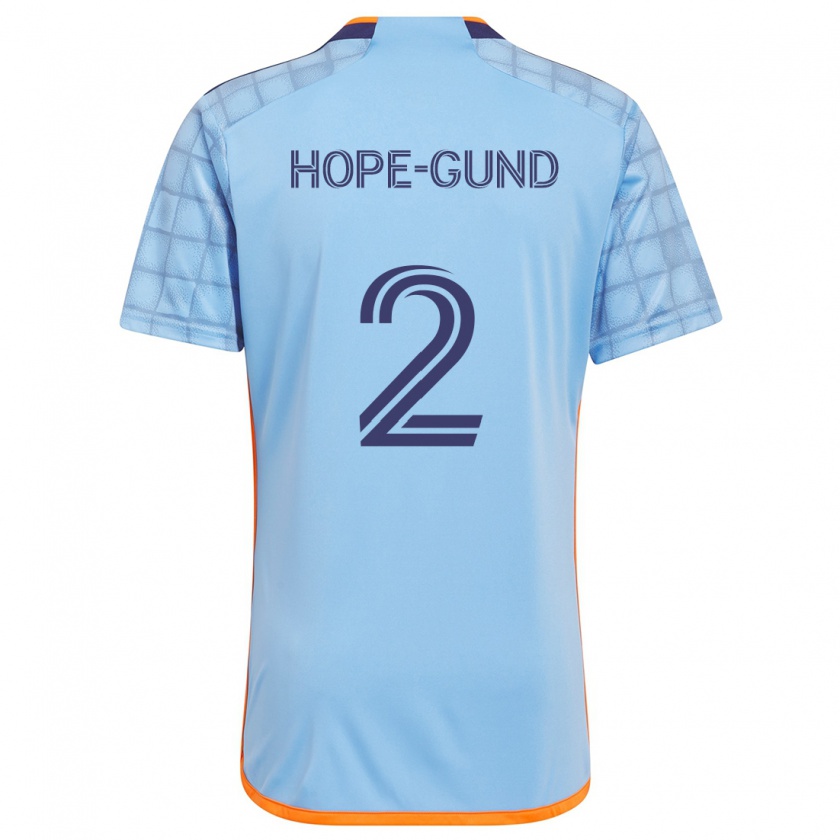 Kandiny Gyermek Rio Hope-Gund #2 Kék Narancs Hazai Jersey 2024/25 Mez Póló Ing