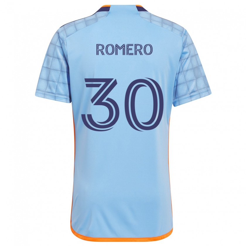 Kandiny Gyermek Tomás Romero #30 Kék Narancs Hazai Jersey 2024/25 Mez Póló Ing